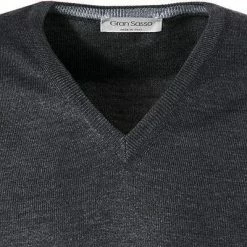 Angebote ⌛ Gran Sasso V-Pullover 55115/14290/098 Schurwolle, Anthrazit meliert, Anthrazit ✔️ -Pullover & Strickjacken Verkäufe 114447 norm2