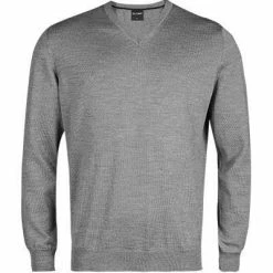 Beste Bewertungen von 🔔 OLYMP V-Pullover Modern Fit 0150/10/63 Merinowolle, Silbergrau ✨