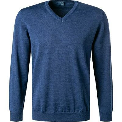 Am billigsten 😀 OLYMP V-Pullover Modern Fit 0150/10/15 Merinowolle extrafrein, Blau 💯 4 Am billigsten 😀 OLYMP V-Pullover Modern Fit 0150/10/15 Merinowolle extrafrein, Blau 💯 – Bild 2