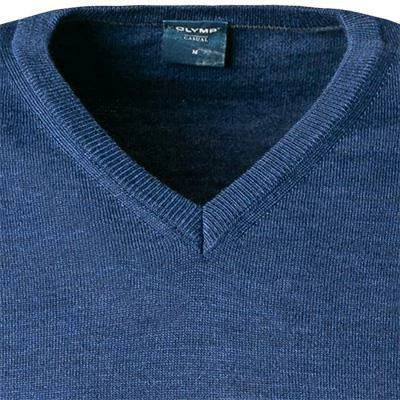 Am billigsten 😀 OLYMP V-Pullover Modern Fit 0150/10/15 Merinowolle extrafrein, Blau 💯 5 Am billigsten 😀 OLYMP V-Pullover Modern Fit 0150/10/15 Merinowolle extrafrein, Blau 💯 – Bild 3