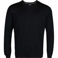 Schlussverkauf ✔️ OLYMP V-Pullover Modern Fit 0150/10/18 Merinowolle, Marine 🎁