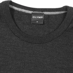 Coupon 🛒 OLYMP Pullover Modern Fit 0150/11/69 Merinowolle, Graphite meliert, Graphit ✔️ -Pullover & Strickjacken Verkäufe 115615 norm2