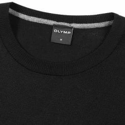 Beste Bewertungen von 😍 OLYMP Pullover Modern Fit 0150/11/68 Merinowolle, Schwarz 🔔 -Pullover & Strickjacken Verkäufe 115616 norm2