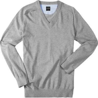 Bestes Angebot ⌛ OLYMP V-Pullover Modern Fit 0160/10/63 Baumwolle, Silbergrau 🧨 3 Bestes Angebot ⌛ OLYMP V-Pullover Modern Fit 0160/10/63 Baumwolle, Silbergrau 🧨