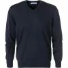 Coupon 🧨 Gran Sasso V-Pullover 55115/14200/598 Merinowolle, Nachtblau, Marine 👏 -Pullover & Strickjacken Verkäufe 12323 norm