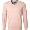Budget 🧨 OLYMP Casual Modern Fit V-Pullover 0160/10/30 Baumwolle, Rosé, Rose 😉 -Pullover & Strickjacken Verkäufe 124070 master