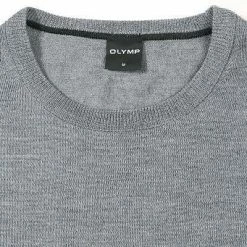 Bester Verkauf ⌛ OLYMP Pullover 0150/11/63 Modern Fit, Merinowolle, Silbergrau ⌛ -Pullover & Strickjacken Verkäufe 139106 norm2