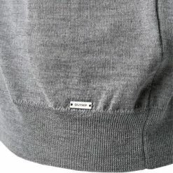 Schlussverkauf 🔥 OLYMP Cardigan Modern Fit 0150/30/63 Merinowolle extrafein, Silbergrau meliert, Silbergrau 😍 -Pullover & Strickjacken Verkäufe 139109 norm3