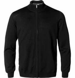 Blitzangebot 👍 OLYMP Casual Modern Fit Cardigan 0150/31/68 Merinowolle, Schwarz 🥰