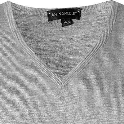 Blitzangebot 😉 John Smedley V-Pullover Bobby silver Easy Fit, Merino Extrafine, Silbergrau meliert 🤩 4 Blitzangebot 😉 John Smedley V-Pullover Bobby silver Easy Fit, Merino Extrafine, Silbergrau meliert 🤩 – Bild 2