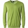 Angebote ⭐ OLYMP Casual Modern Fit V-Pullover 0150/10/40 Merinowolle, Limette, Hellgrün 🧨