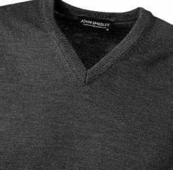 Bestpreis 💯 John Smedley V-Pullunder Hadfield/charcoal Standard Fit, Merino Extrafine, Anthrazit meliert 💯 -Pullover & Strickjacken Verkäufe 179856 norm2