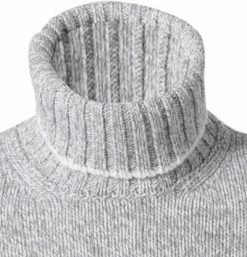 Besorgen ⭐ Gran Sasso Rolli 10182/25701/726 Rollkragenpullover, Schurwolle, Hellgrau meliert 😍 -Pullover & Strickjacken Verkäufe 219367 norm2