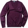 Blitzangebot 🥰 Henry Cotton's V-Pullover 9144601/97848/470 Schurwolle, Pflaume, Lila ✔️ -Pullover & Strickjacken Verkäufe 227843 norm