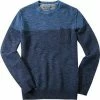 Angebote 🔥 Marc O'Polo Pullover 620/5122/60406/A68 Baumwolle, Navy-jeansblau gemustert, Combo 🎁 -Pullover & Strickjacken Verkäufe 231784 norm