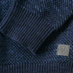 Angebote 🔥 Marc O'Polo Pullover 620/5122/60406/A68 Baumwolle, Navy-jeansblau gemustert, Combo 🎁 -Pullover & Strickjacken Verkäufe 231784 norm3