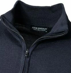 Budget 🔔 John Smedley Troyer Tapton/midnight Standard Fit, Merino Extrafine, Nachtblau 🤩 -Pullover & Strickjacken Verkäufe 243739 norm2