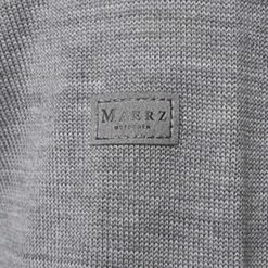 Am billigsten 🎁 Maerz V-Pullover 490400/544 Merinowolle, Grau meliert, Mittelgrau 🤩 -Pullover & Strickjacken Verkäufe 247171 norm3
