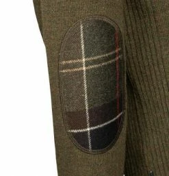 Billig 🔥 Barbour Troyer Holden olive marl MKN0837OL91 Wolle, Olive meliert 😉 -Pullover & Strickjacken Verkäufe 248832 norm3