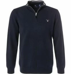 Besorgen ⌛ Gant Troyer 86213/410 Lammwolle, Dunkelblau, Marine 🛒