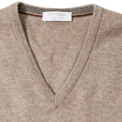 Aktion 🥰 Gran Sasso V-Pullover 55115/15590/030 Reines Kaschmir, Beige meliert, Beige 👏 4 Aktion 🥰 Gran Sasso V-Pullover 55115/15590/030 Reines Kaschmir, Beige meliert, Beige 👏 – Bild 2