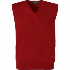 Beste Bewertungen von 😍 Maerz V-Pullunder 460000/482 Merinowolle, Tomatenrot meliert, Rot ⌛