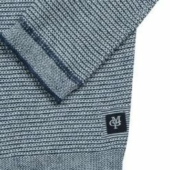 Rabatt 👍 Marc O'Polo Pullover 724/5038/60028/873 Leinen-Baumwolle, Navy meliert, Moonblue 😍 -Pullover & Strickjacken Verkäufe 265884 norm3