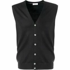 Rabatt 🔔 Gran Sasso Weste 58182/14296/099 Strickweste, Schurwolle, Schwarz 🛒