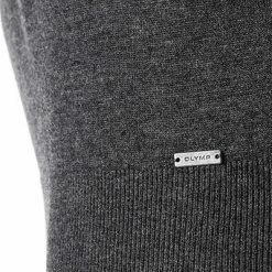 Bestpreis 🛒 OLYMP Pullover 0151/11/67 Merinowolle-Seide, Anthrazit meliert, Anthrazit 🌟 -Pullover & Strickjacken Verkäufe 275384 norm3