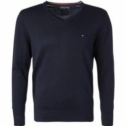 Neu 🤩 Tommy Hilfiger Pullover MW0MW04979/403 Baumwolle-Seide, Navy, Sky captain 😍