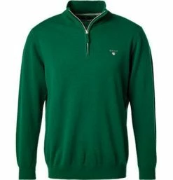 Am billigsten 🔔 Gant Troyer 86213/374 Lammwolle, Grün, Tartan green 🎉