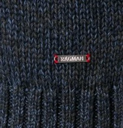 Bester Verkauf 🎉 RAGMAN Troyer 502662/170 Baumwolle, Dunkelblau meliert, Blau-grau meliert ✔️ -Pullover & Strickjacken Verkäufe 283548 norm3