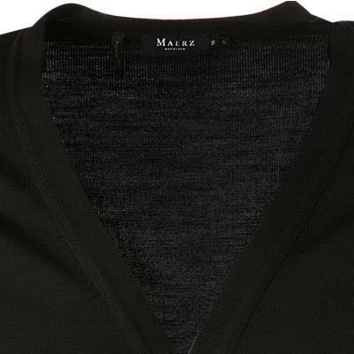 Neu 🤩 Maerz Cardigan 580100/595 Merino-Schurwolle, Schwarz 🎉 4 Neu 🤩 Maerz Cardigan 580100/595 Merino-Schurwolle, Schwarz 🎉 – Bild 2