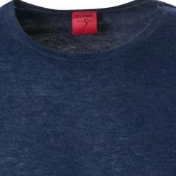Bestes Angebot ✨ OLYMP Pullover 0151/11/19 Body Fit, Merinowolle-Seide, Dunkelblau meliert, Royal 😍 -Pullover & Strickjacken Verkäufe 289679 norm2