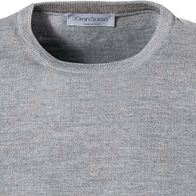 Am billigsten ❤️ Gran Sasso Pullover 55167/14290/071 Merinowolle, Hellgrau meliert, Grau ✨ 4 Am billigsten ❤️ Gran Sasso Pullover 55167/14290/071 Merinowolle, Hellgrau meliert, Grau ✨ – Bild 2