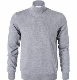 Am billigsten 👏 Gran Sasso Rolli 55157/14290/071 Rollkragenpullover, Merinowolle, Grau ❤️