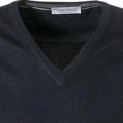 Neu 🧨 Gran Sasso Pullunder 55127/14290/598 Schurwolle, Navy, Nachtblau 🧨 -Pullover & Strickjacken Verkäufe 298404 norm2