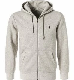 Budget 🔔 Polo Ralph Lauren Sweatjacke 710652313/023 Baumwolle, Hellgrau meliert, Grau 👍