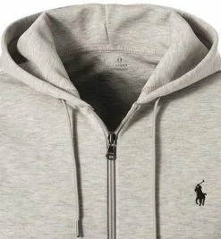 Budget 🔔 Polo Ralph Lauren Sweatjacke 710652313/023 Baumwolle, Hellgrau meliert, Grau 👍 -Pullover & Strickjacken Verkäufe 303138 norm3