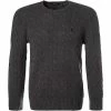 Top 10 🌟 Polo Ralph Lauren Pullover 710719546/002 Wolle-Kaschmir, Grau meliert, Dunkelgrau meliert 🔥 -Pullover & Strickjacken Verkäufe 305688 norm