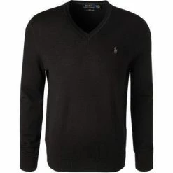 Besorgen 🌟 Polo Ralph Lauren Pullover 710714347/001 Slim Fit, Merinowolle waschbar, Schwarz 😀