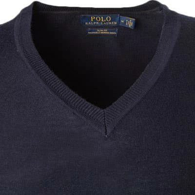 Bester Verkauf ⭐ Polo Ralph Lauren Pullover 710714347/004 Slim Fit, Merinowolle waschbar, Dunkelblau, Nachtblau ✨ 4 Bester Verkauf ⭐ Polo Ralph Lauren Pullover 710714347/004 Slim Fit, Merinowolle waschbar, Dunkelblau, Nachtblau ✨ – Bild 2