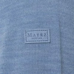 Coupon 🛒 Maerz V-Pullover 490400/316 Merinowolle, Hellblau meliert, Kornblumenblau 🤩 -Pullover & Strickjacken Verkäufe 310980 norm3
