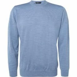 Angebote ✔️ Maerz Pullover 490500/316 Merinowolle, Hellblau meliert, Kornblumenblau 😍