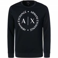 Coupon ✨ ARMANI EXCHANGE Sweatshirt 8NZM87/Z9N1Z/1510 Mikrofaser, Marine 🤩