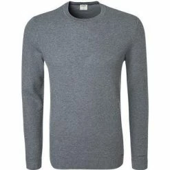 Bestpreis ⌛ OLYMP Level Five Body Fit Pullover 0152/11/63 Baumwolle, Grau meliert, Silbergrau ✔️