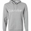 Am billigsten 🔥 Calvin Klein Hoodie K10K104060/092 Baumwolle, Mittelgrau meliert, Grau 💯