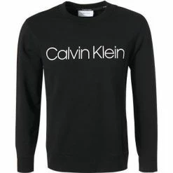 Aktion 😀 Calvin Klein Sweatshirt K10K104059/002 Baumwolle, Schwarz 👍