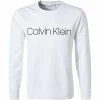 Budget 💯 Calvin Klein Sweatshirt K10K104059/117 Baumwolle, Weiß 🔥 -Pullover & Strickjacken Verkäufe 318701 norm