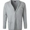 Bester Verkauf 😉 Jockey Strickjacke 40045/990 Stricksakko, Baumwolle, Hellgrau, Grau 🎉